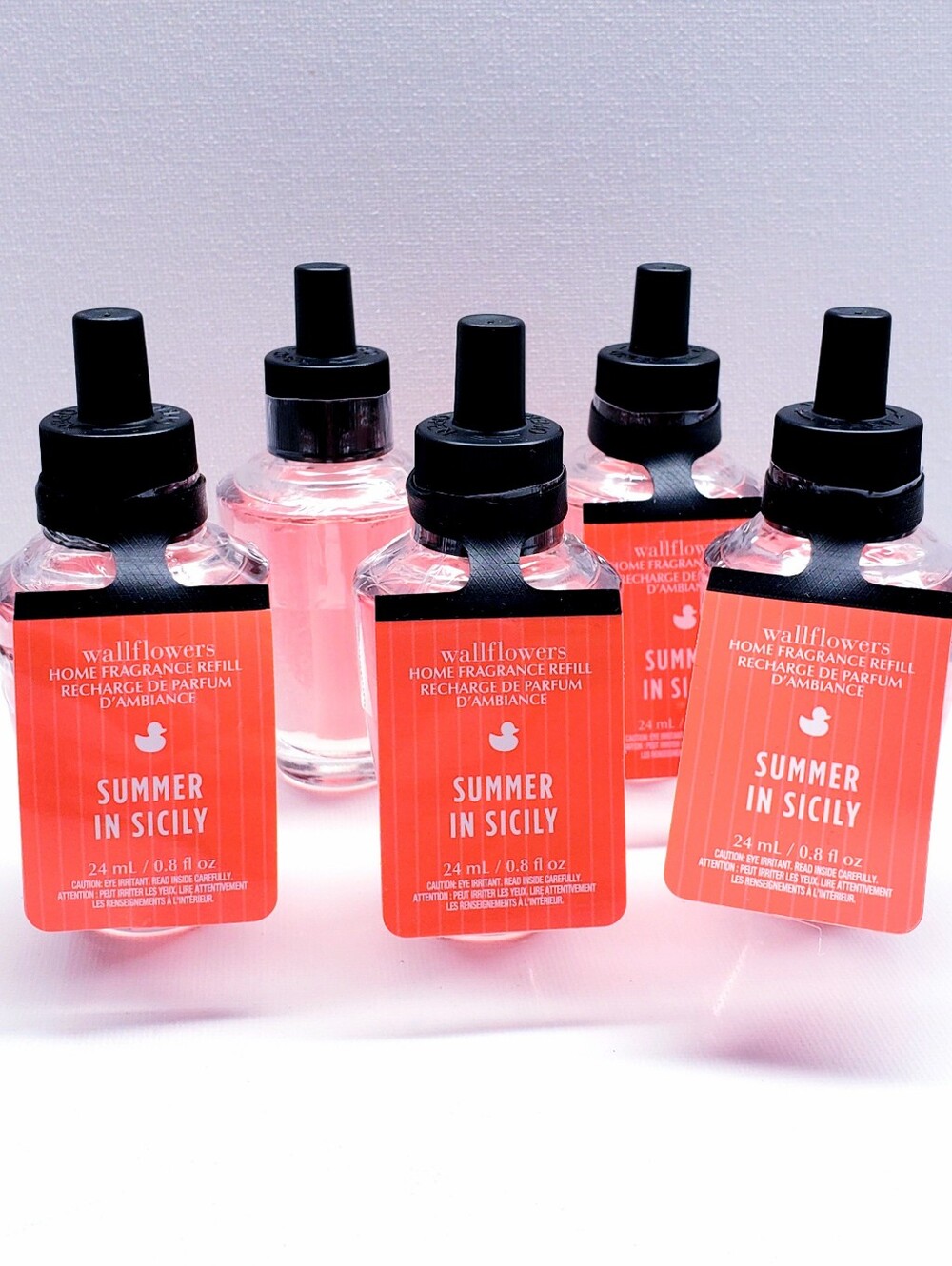 Bath & Body Works SUMMER IN SICILY Wallflowers Home Fragrance Refill (5 Pcs)